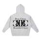 Beau Chaos Unisex "BC Mirror & Name" Logo Oversized Boxy Hoodie