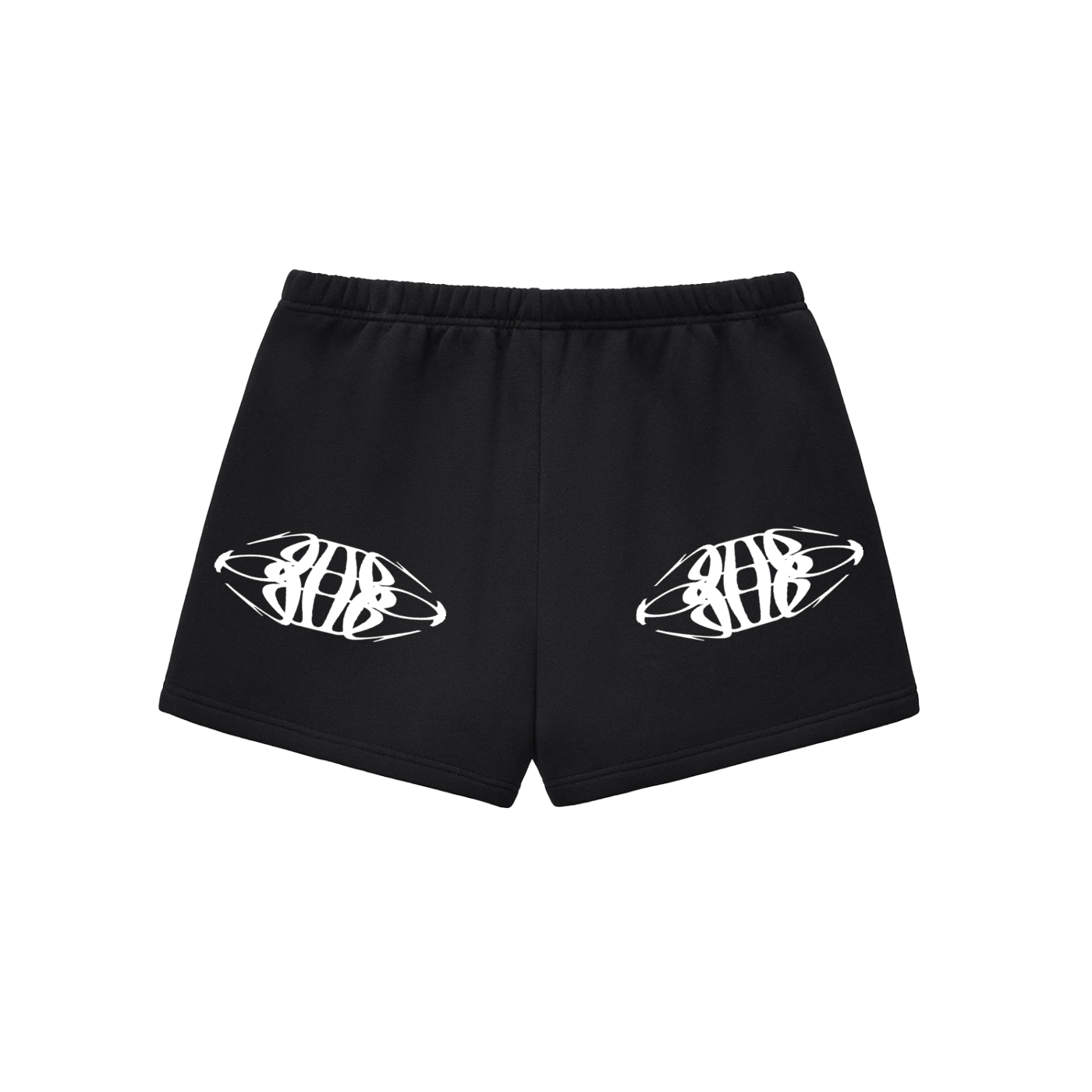Beau Chaos Women's "Name & BC Mirror" Logo Drawstring Sweatshorts