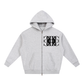 Beau Chaos Unisex "BC Mirror & Name" Logo Oversized Boxy Hoodie