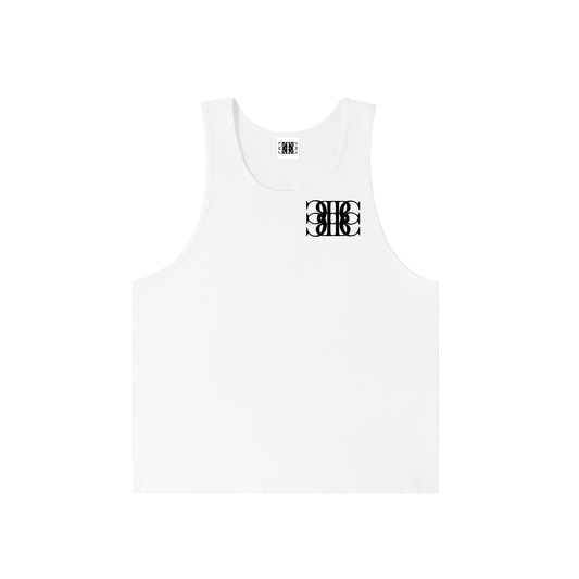 Beau Chaos Unisex " BC Mirror & BC Stack" Logo Loose Tank Top