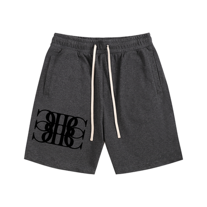 Beau Chaos Unisex "BC Mirror & Wide Stretch" Logo Shorts