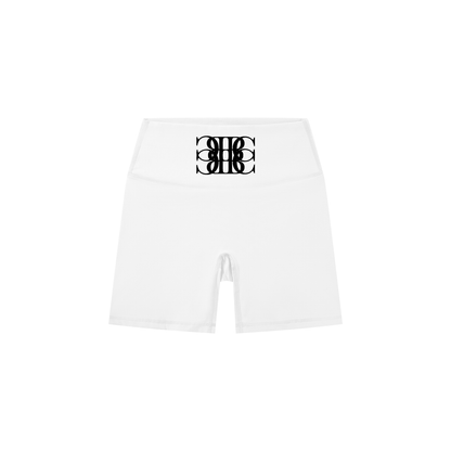 Beau Chaos Women's "BC Mirror" Logo High-Waisted Biker Shorts