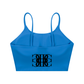 Beau Chaos Women's "Name & BC Mirror" Logo Spaghetti Strap Yoga Sports Bra