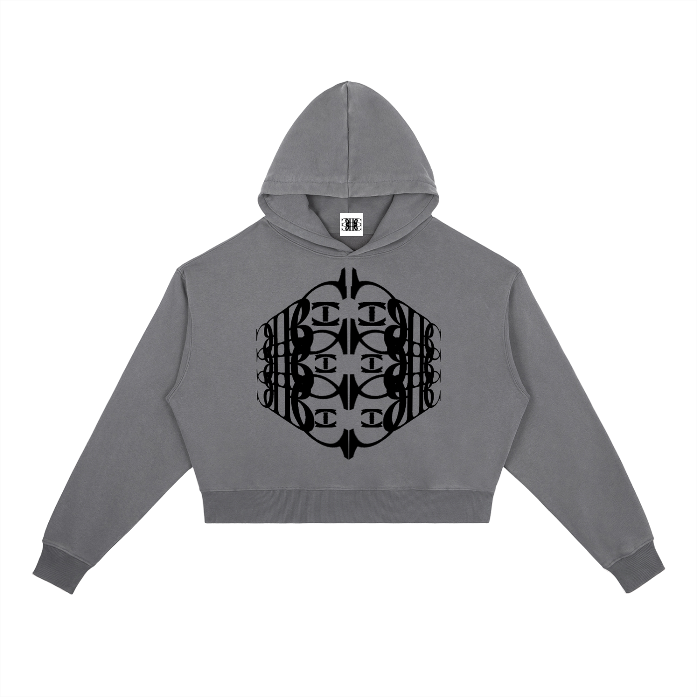 Beau Chaos Women's "BC Perspective & BC Stack" Logo Vintage Washed Heavyweight Hoodie