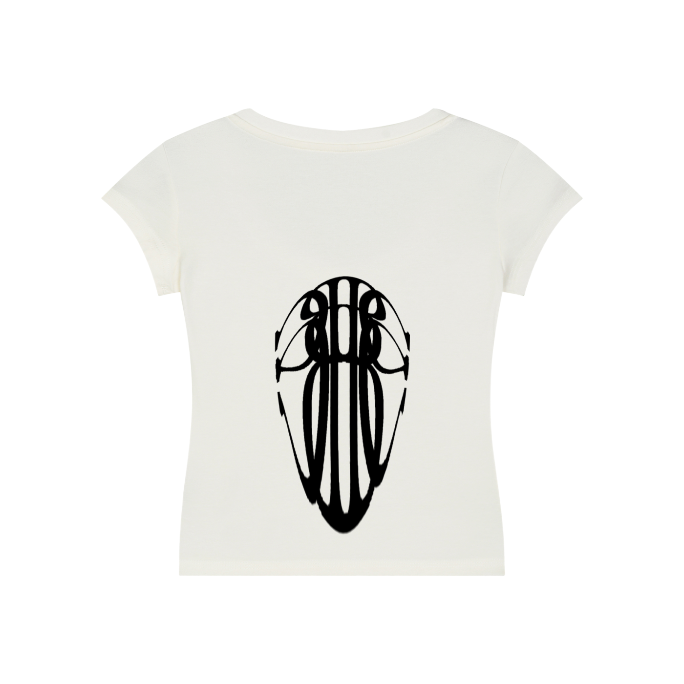 Beau Chaos Women's "Tall & Wide Stretch" Logo V-Neck Bodycon T-Shirt