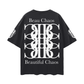Beau Chaos Unisex "Face Phase 3, Tall Stretch & BC Stack" Logo Streetwear Loose Drop Shoulder T-Shirt