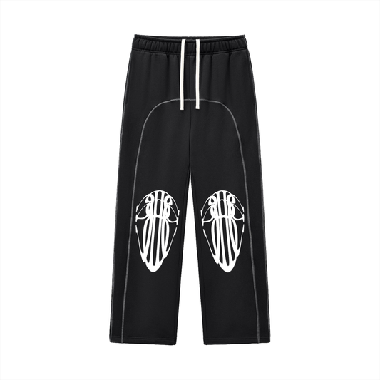 Beau Chaos Unisex "Tall Stretch" Logo Contrast-Stitched Sweatpants