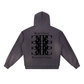 Beau Chaos Unisex "Tall Stretch & BC Stack" Logo Sun Fade Frayed Hoodie