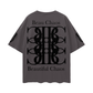 Beau Chaos Unisex "Face Phase 3, Tall Stretch & BC Stack" Logo Streetwear Loose Drop Shoulder T-Shirt