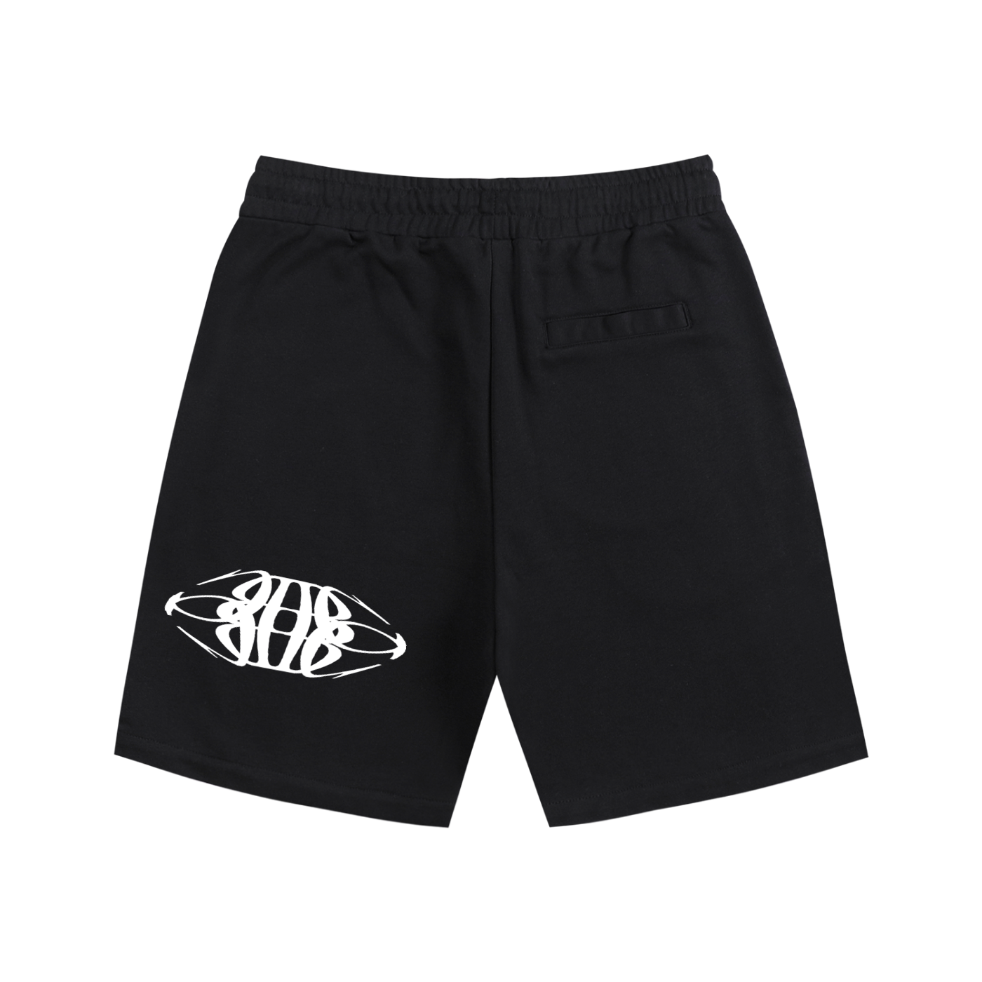 Beau Chaos Unisex "BC Mirror & Wide Stretch" Logo Shorts