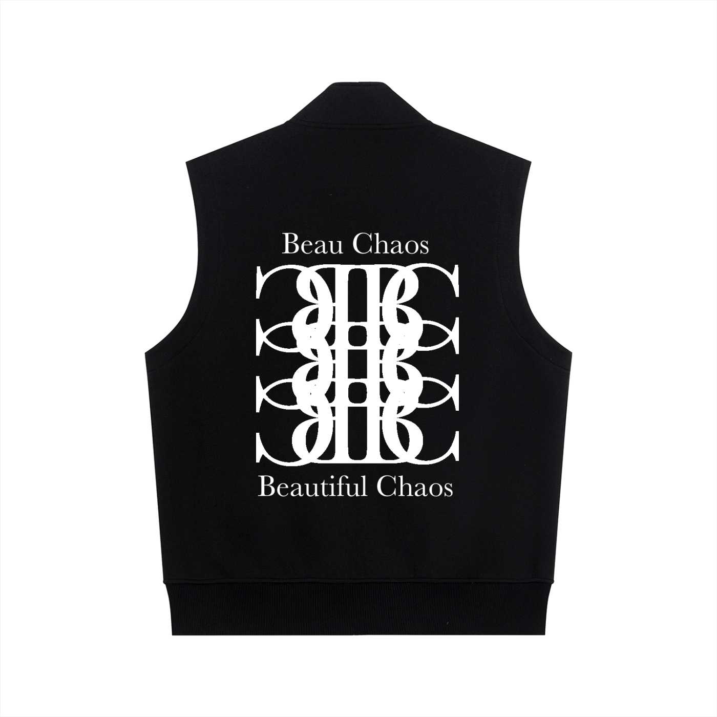 Beau Chaos Unisex "Tall Stretch & BC Stack" Logo Heavyweight Vest