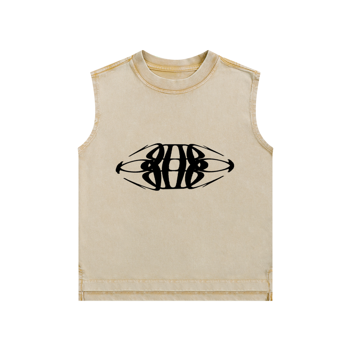 Beau Chaos Kids' "Tall & Wide Stretch" Logo Snow Washed Tank Top