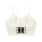 Beau Chaos Women's "Name & BC Mirror" Logo Spaghetti Strap Yoga Sports Bra