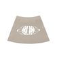 Beau Chaos Women's "Wide Stretch" Logo High-Waist Pocketed A-Line Skirt
