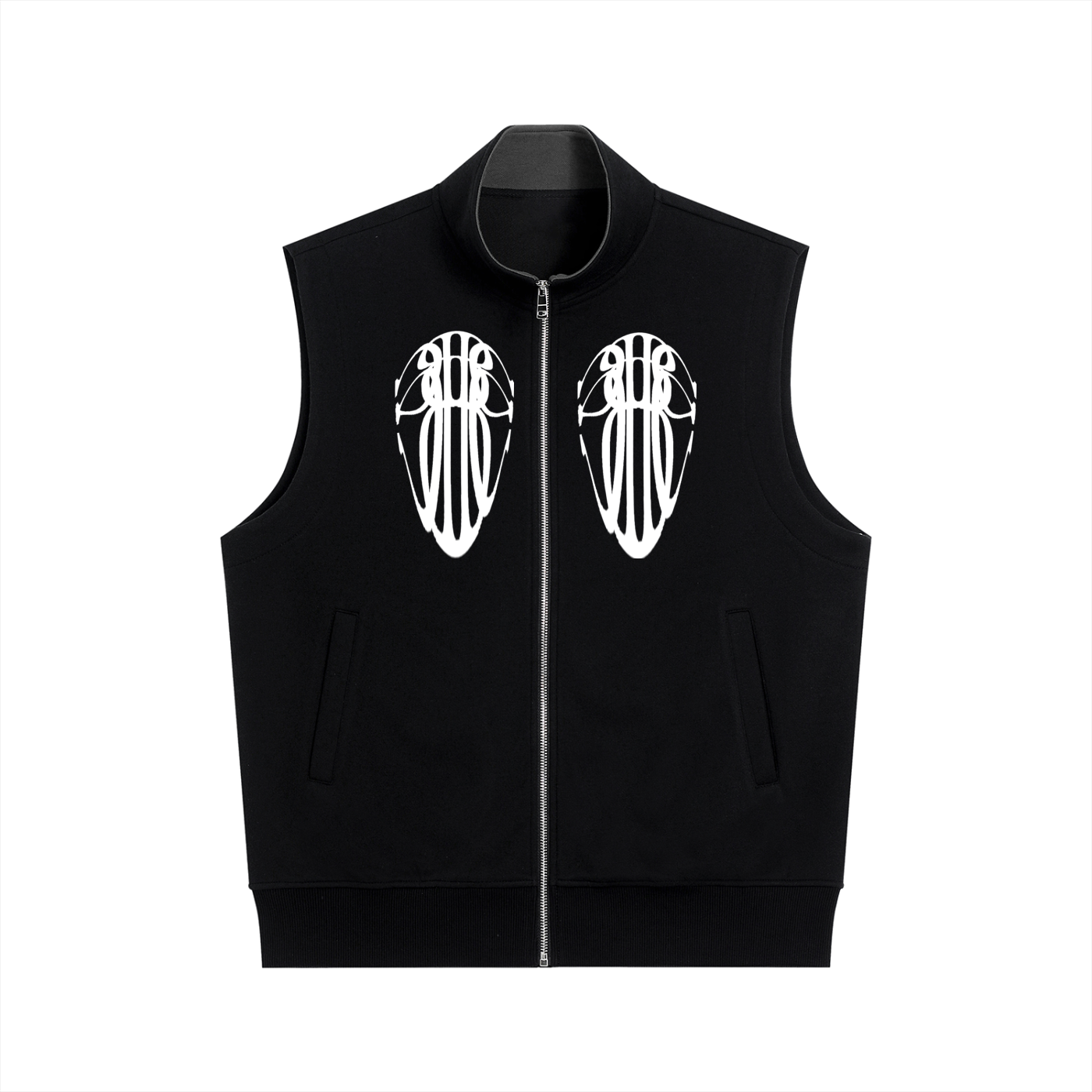 Beau Chaos Unisex "Tall Stretch & BC Stack" Logo Heavyweight Vest