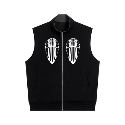 Beau Chaos Unisex "Tall Stretch & BC Stack" Logo Heavyweight Vest