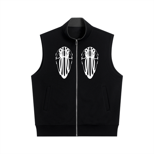 Beau Chaos Unisex "Tall Stretch & BC Stack" Logo Heavyweight Vest