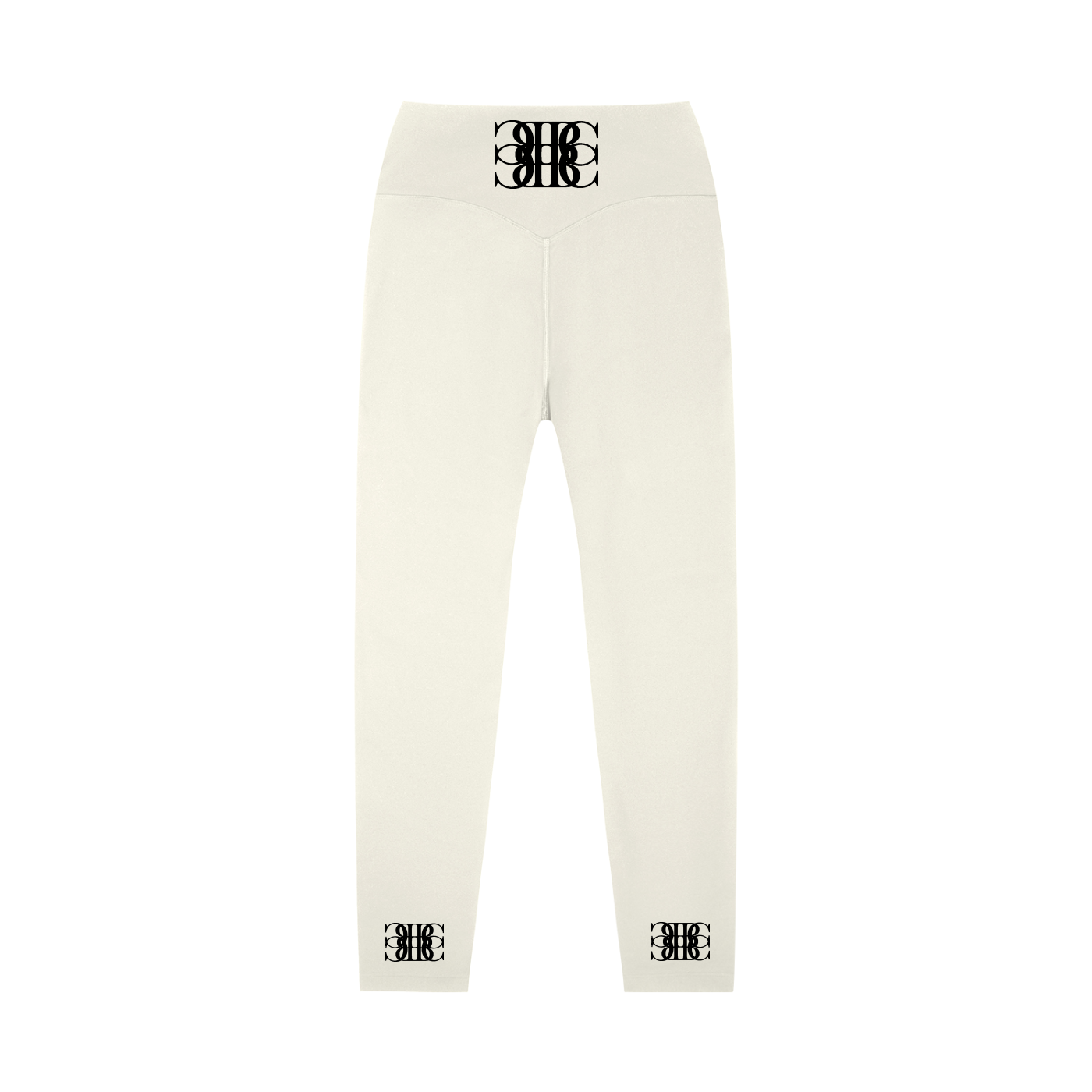 Beau Chaos Women's "BC Mirror" Logo High-Waisted Yoga Leggings