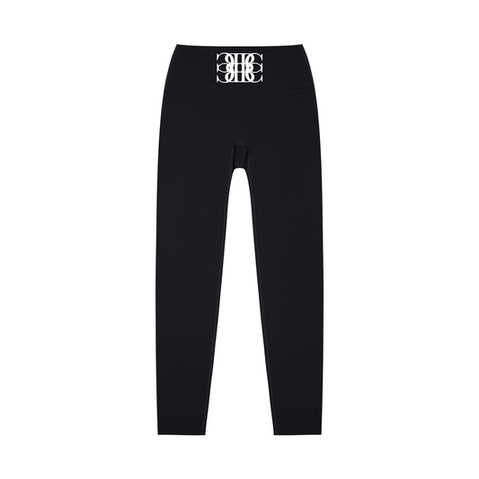 Beau Chaos Women's "BC Mirror" Logo High-Waisted Yoga Leggings