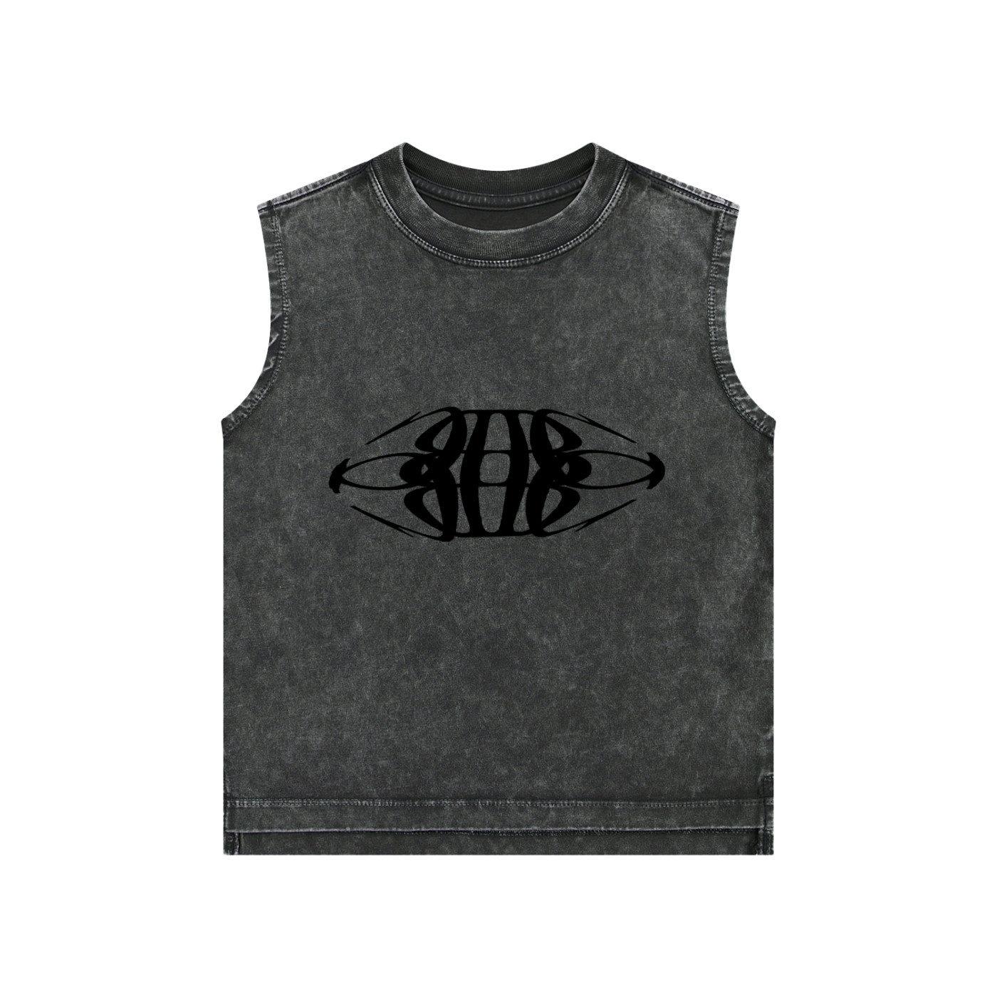Beau Chaos Kids' "Tall & Wide Stretch" Logo Snow Washed Tank Top