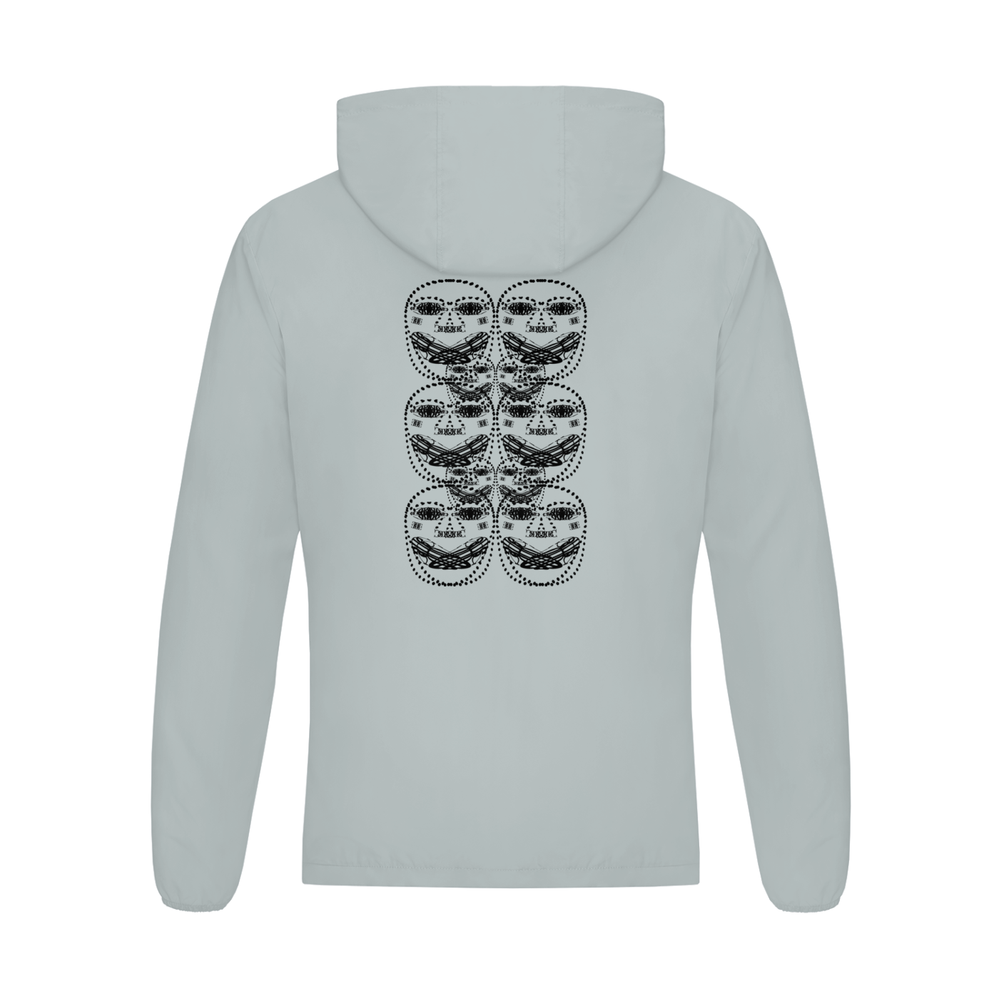 Beau Chaos Men's "BC Stack, Face Phase 2 & 3" Logo Soft Hooded Sports Jacket