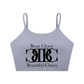Beau Chaos Women's "Name & BC Mirror" Logo Spaghetti Strap Yoga Sports Bra