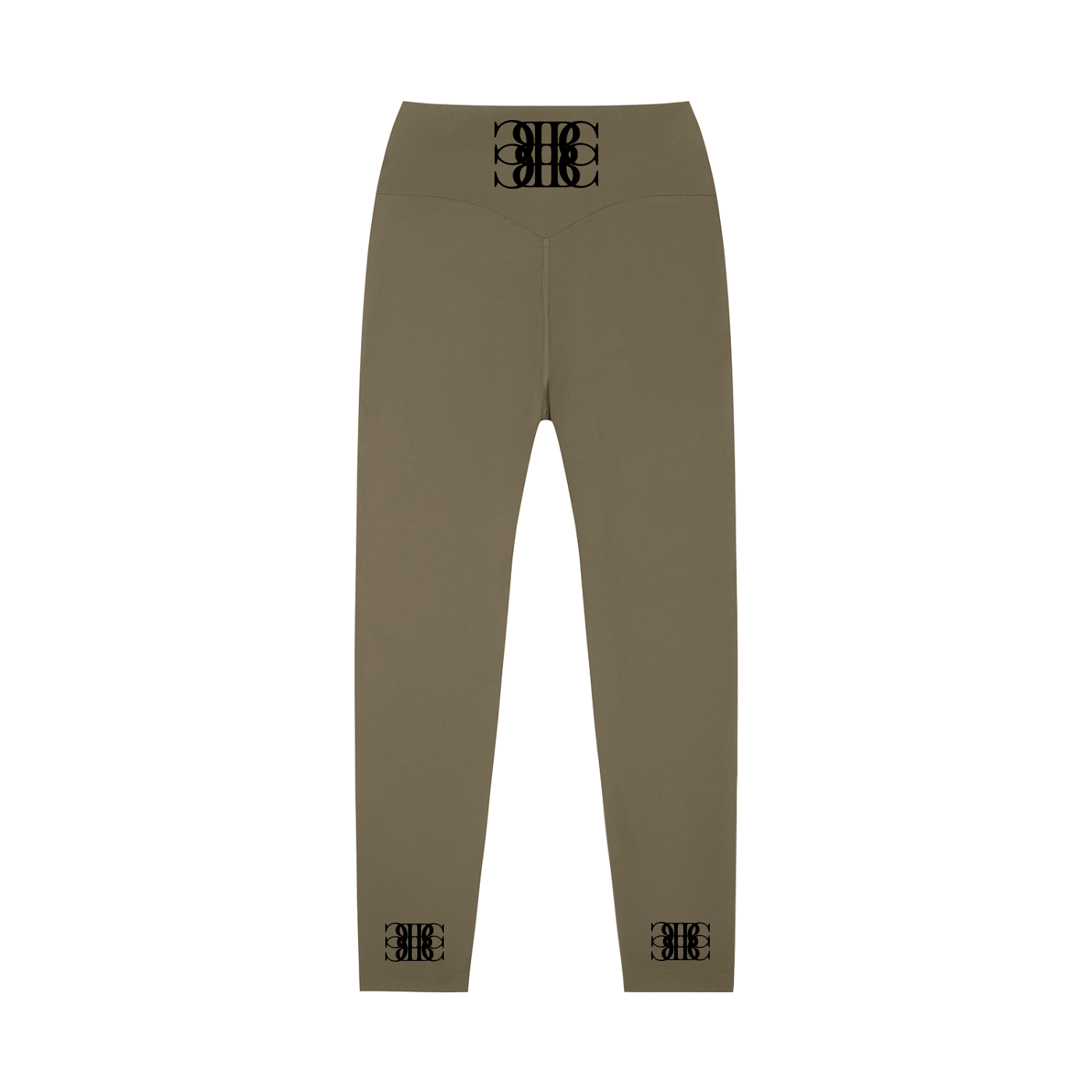 Beau Chaos Women's "BC Mirror" Logo High-Waisted Yoga Leggings