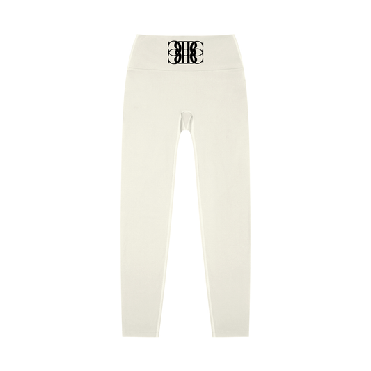 Beau Chaos Women's "BC Mirror" Logo High-Waisted Yoga Leggings