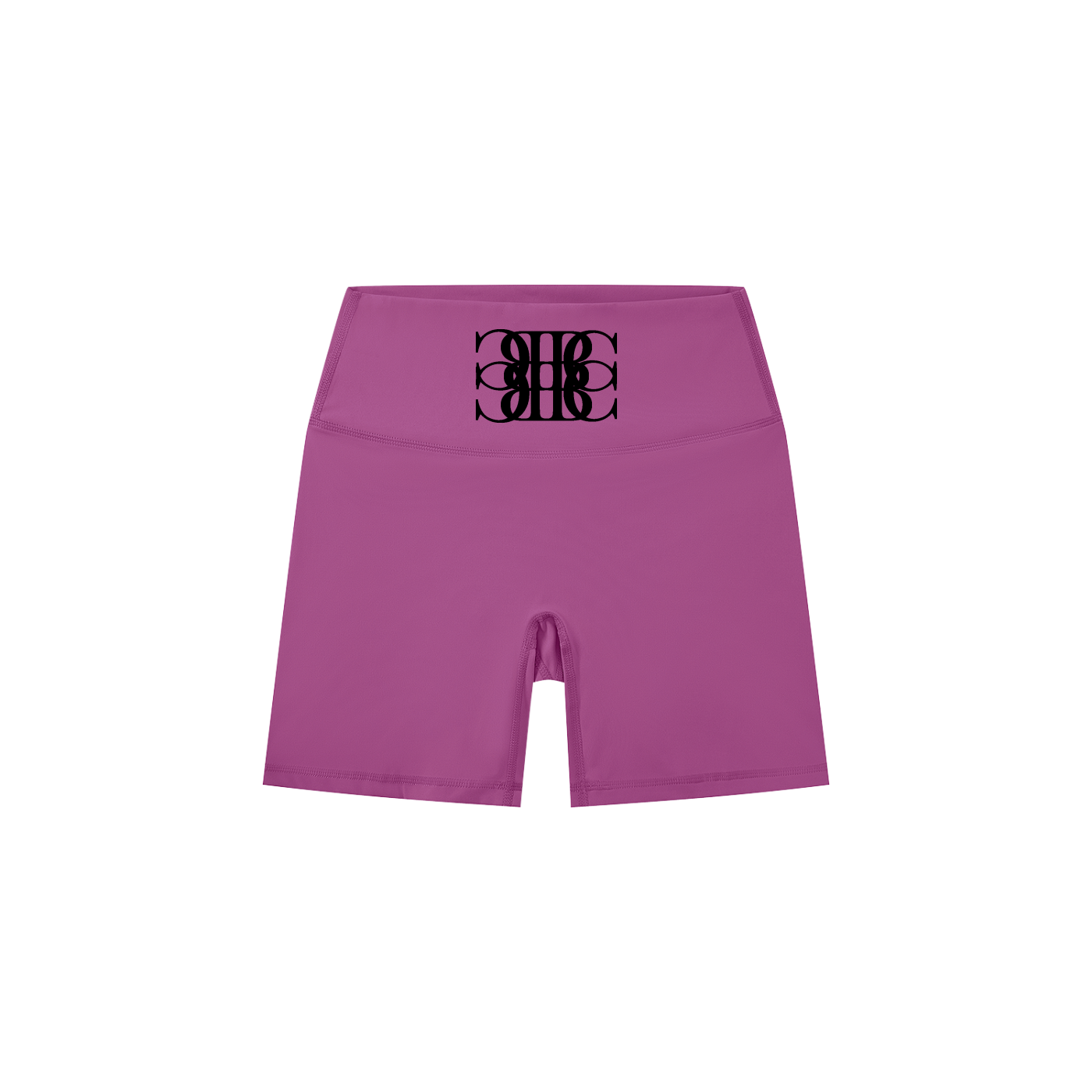 Beau Chaos Women's "BC Mirror" Logo High-Waisted Biker Shorts