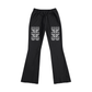 Beau Chaos Unisex "BC Stack & Face Phase 3" Logo Flared Sweatpants