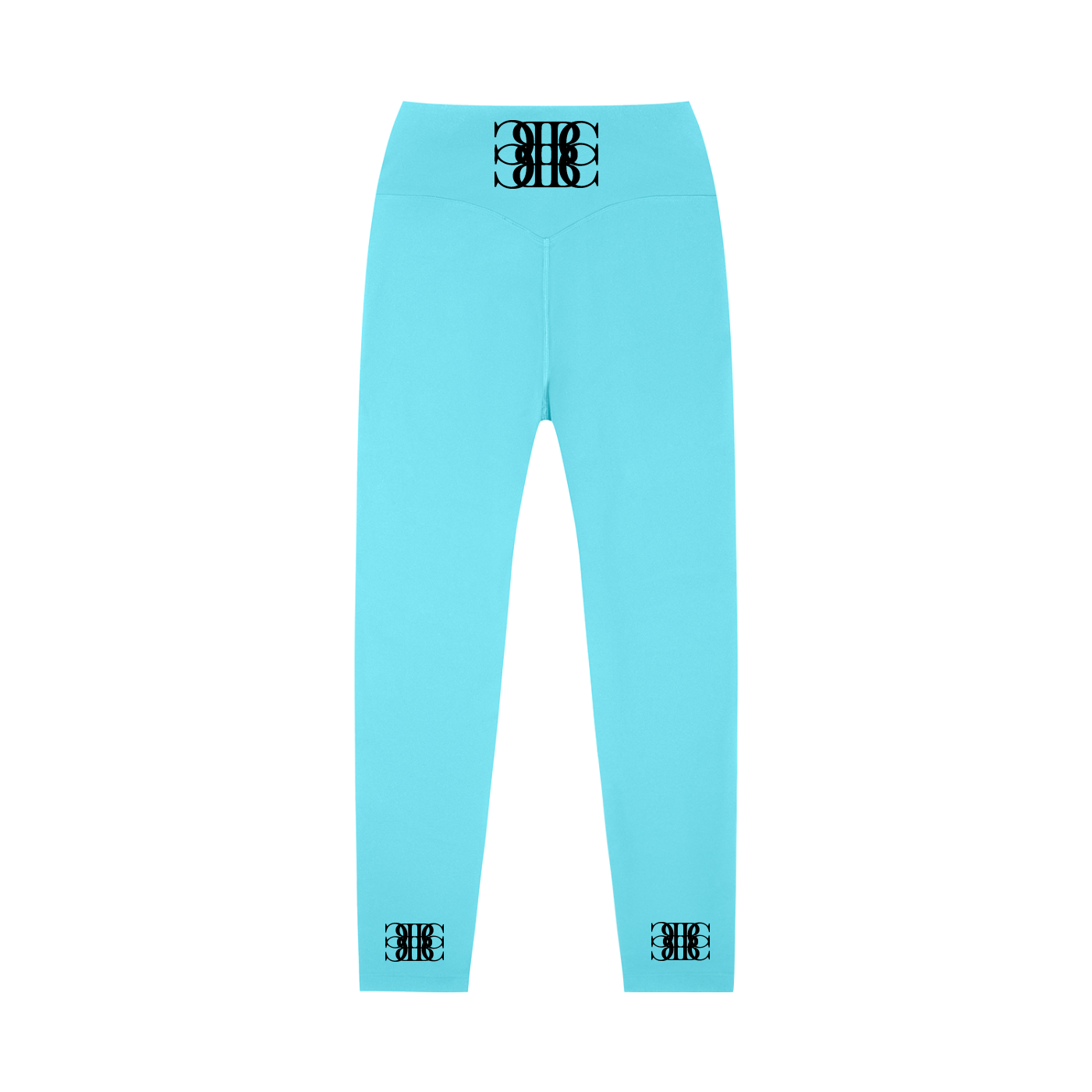 Beau Chaos Women's "BC Mirror" Logo High-Waisted Yoga Leggings