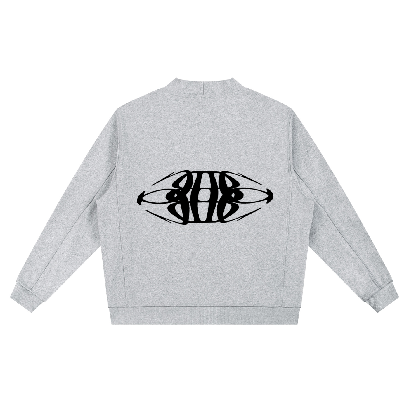 Beau Chaos Unisex "Name, BC Mirror & Wide Stretch" Logo Heavyweight Sweat Cardigan