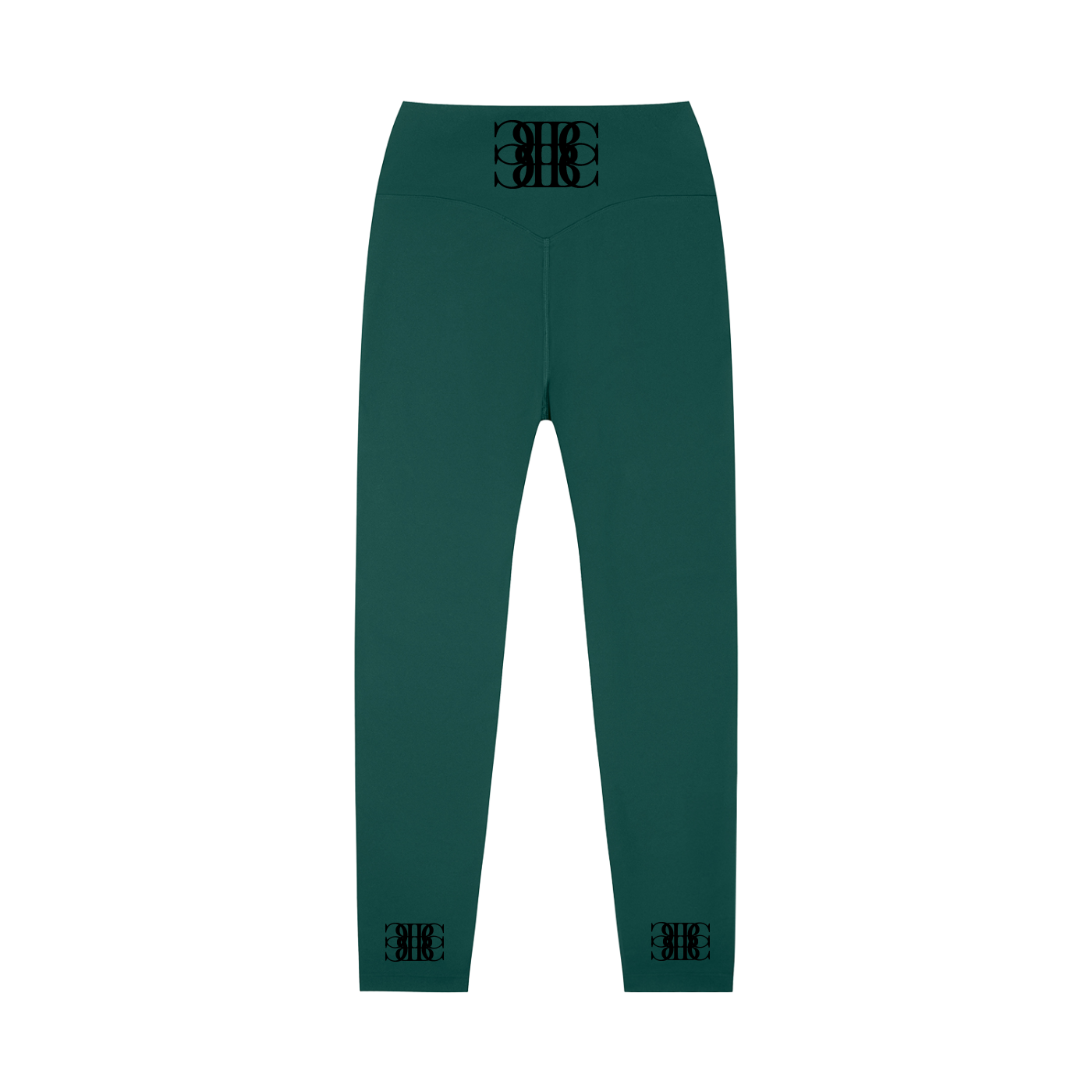 Beau Chaos Women's "BC Mirror" Logo High-Waisted Yoga Leggings