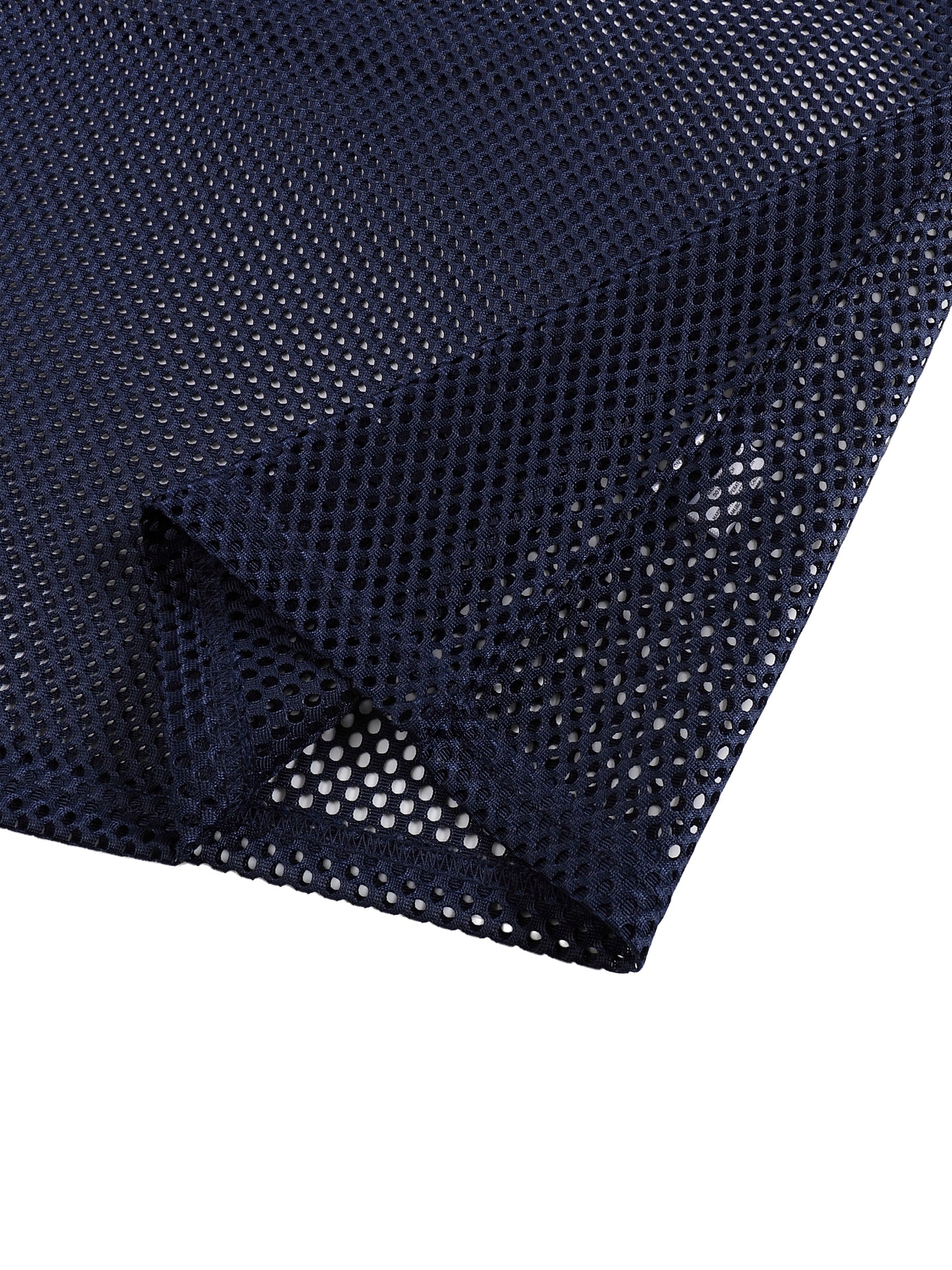 Beau Chaos Unisex "Tall & Wide Stretch" Logo See-through Boxy Net T-Shirt