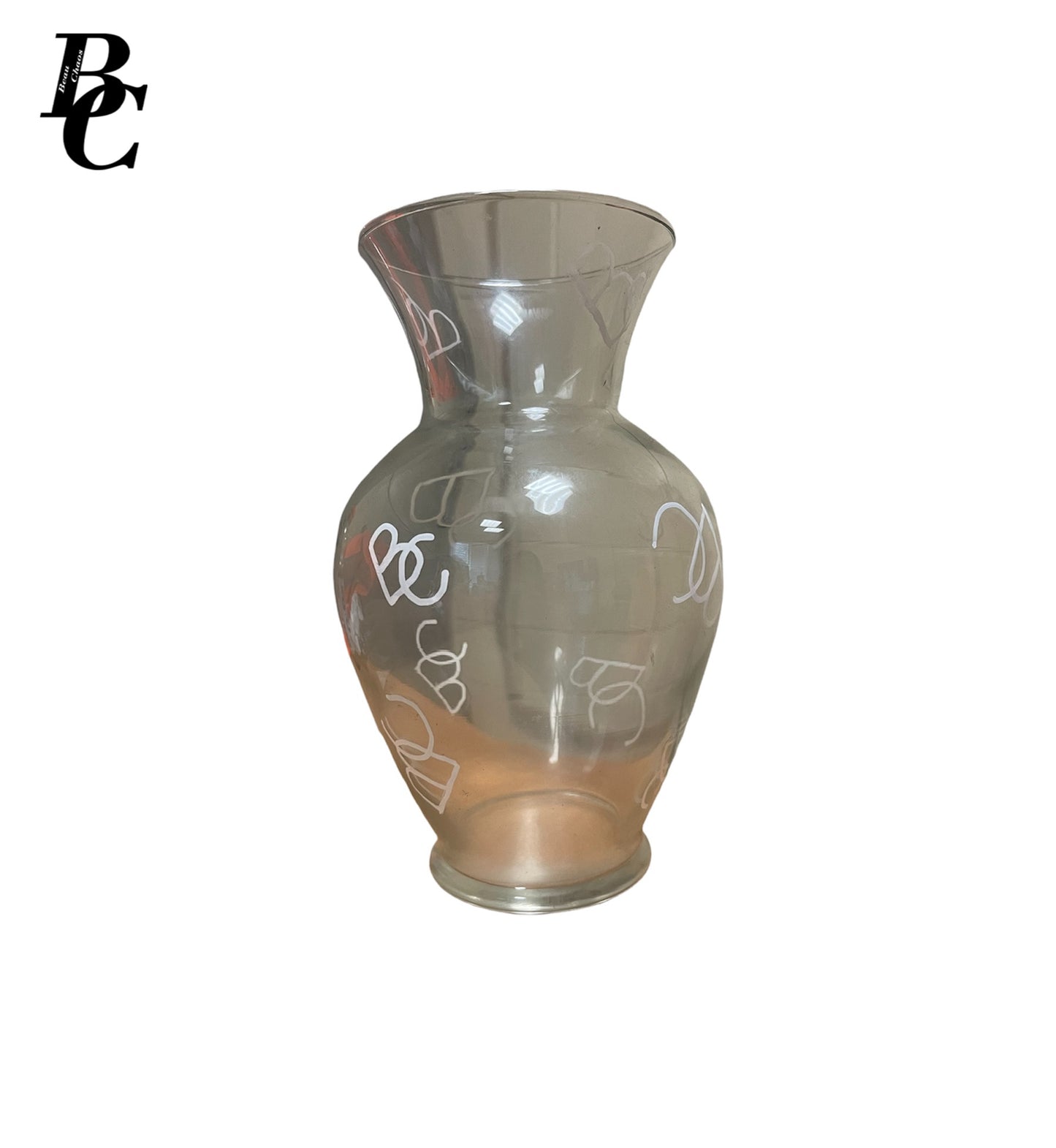 Beau Chaos "BC" Logo Flower Vase
