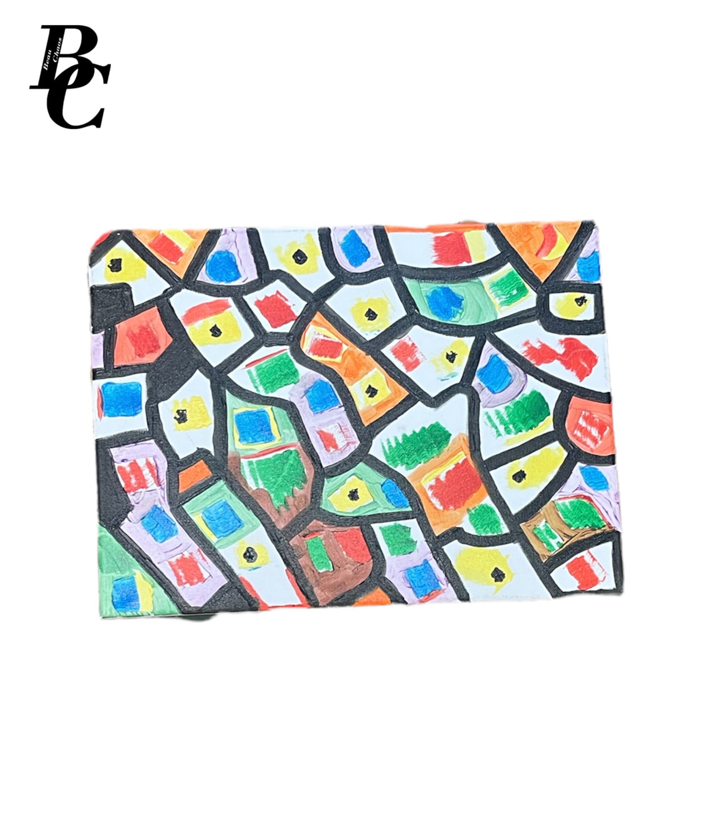 Beau Chaos + Jauckque Buford “Colorblind” Painting